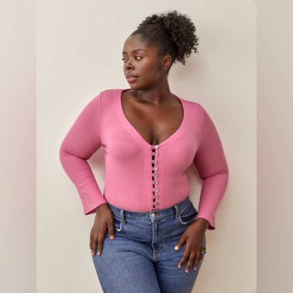 Reformation Gellar Top in “Candy” NWT
